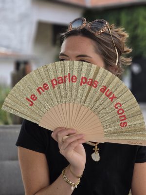 Eventail JE NE PARLE PAS ....