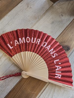 Éventail L'AMOUR DANS L AIR